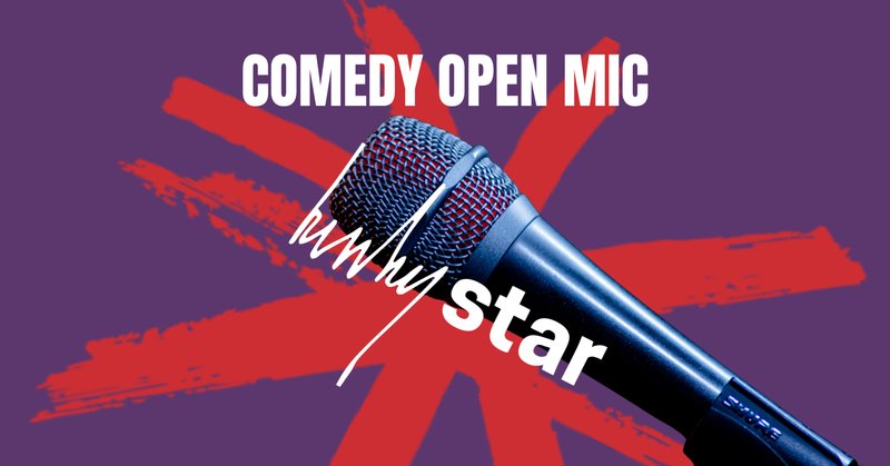 English Comedy Open Mic poster