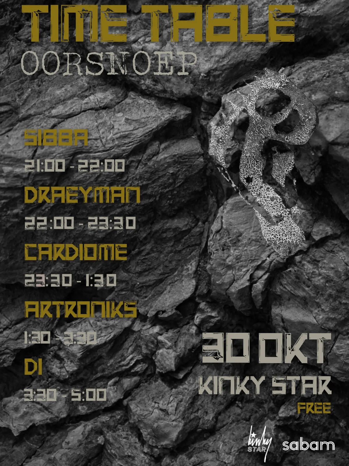 Oorsnoep - Dark Dubstep poster